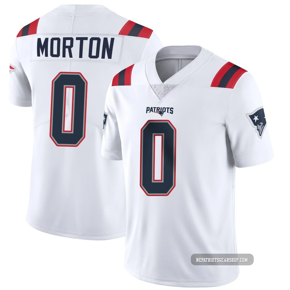 Behren Morton ＃0 New England Patriots Limited Vapor Untouchable Jersey - Youth White