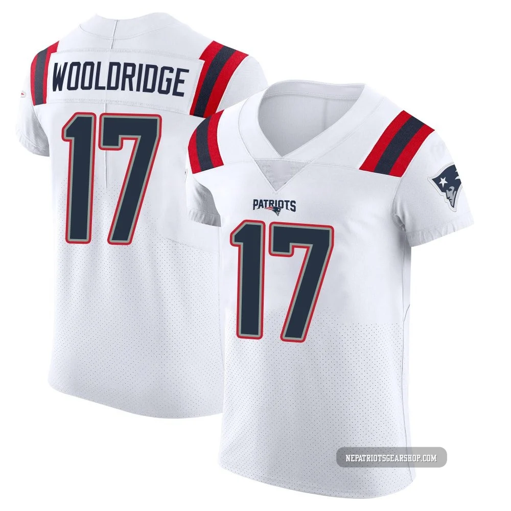 Ben Wooldridge ＃17 New England Patriots Elite Vapor Untouchable Jersey - Men's White