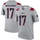Ben Wooldridge ＃17 New England Patriots Legend Inverted Jersey - Men's Gray