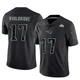 Ben Wooldridge ＃17 New England Patriots Limited Reflective Super Bowl LX Patch Jersey - Men's Black