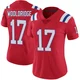 Ben Wooldridge ＃17 New England Patriots Limited Vapor Untouchable Alternate Jersey - Women's Red