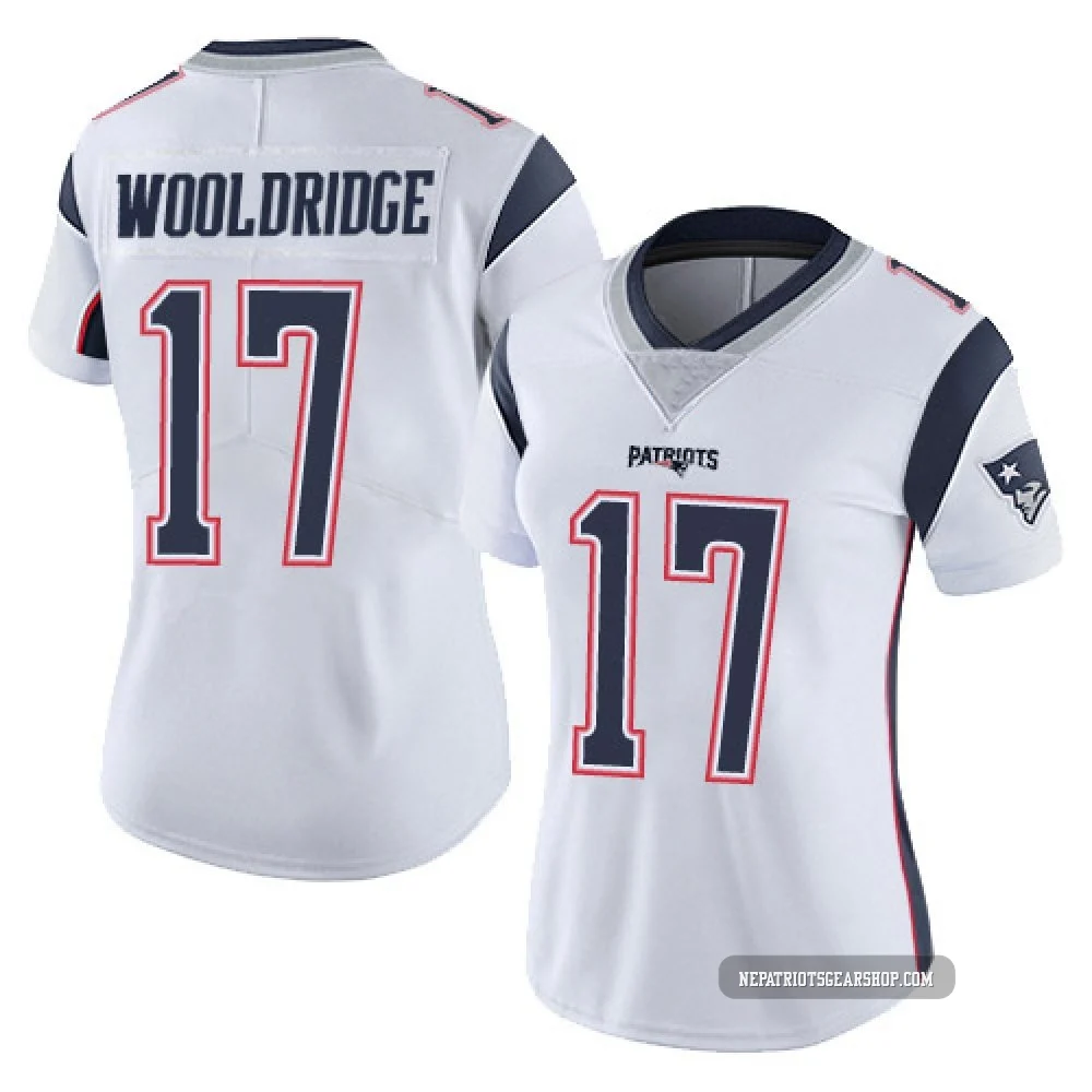 Ben Wooldridge ＃17 New England Patriots Limited Vapor Untouchable Jersey - Women's White