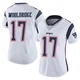 Ben Wooldridge ＃17 New England Patriots Limited Vapor Untouchable Jersey - Women's White