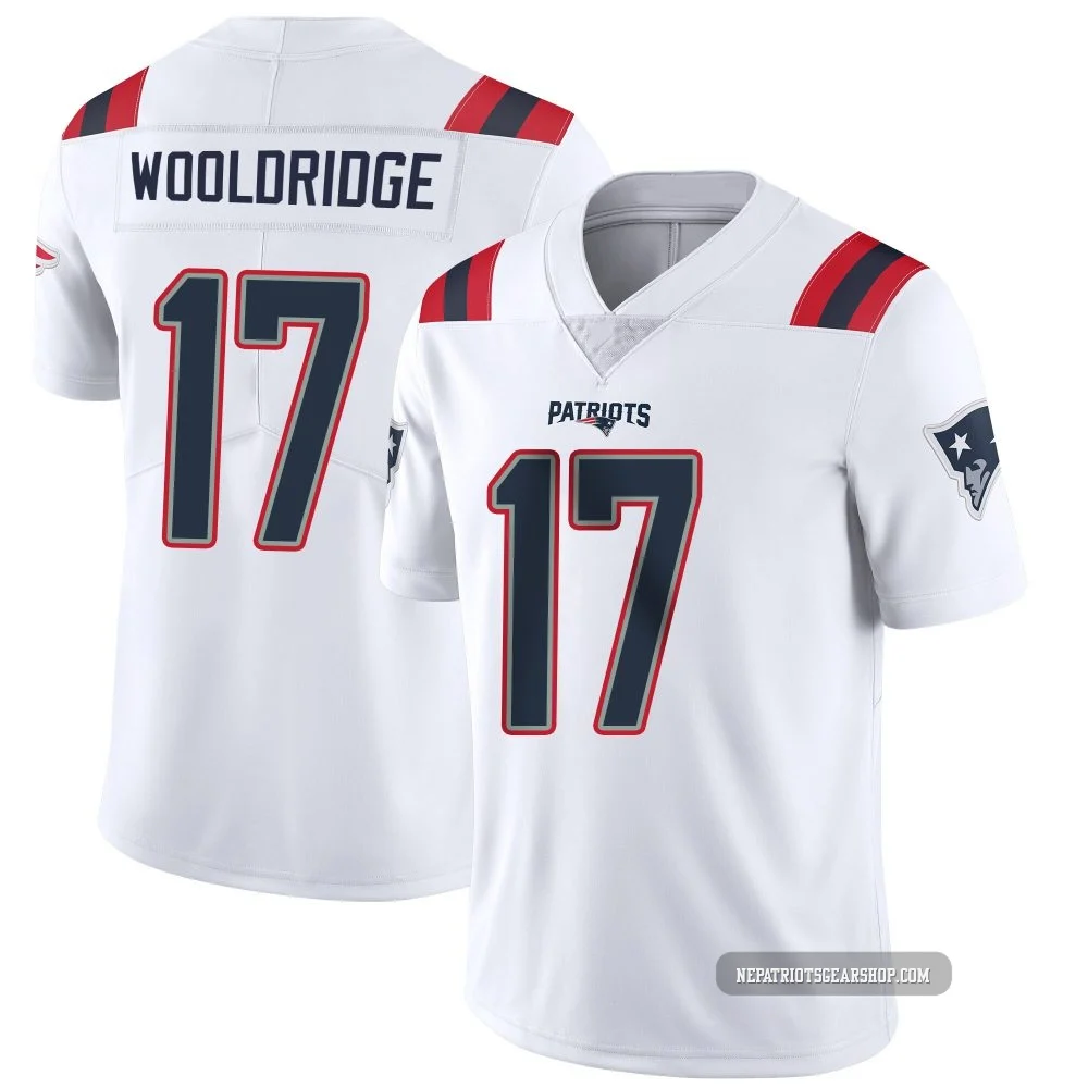 Ben Wooldridge ＃17 New England Patriots Limited Vapor Untouchable Jersey - Youth White