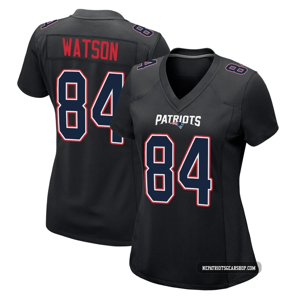 Benjamin Watson ＃84 New England Patriots Game Carbon Fashion Jersey - Women's Black