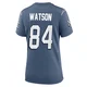 Benjamin Watson ＃84 New England Patriots Game Storm 2025 Rivalries Collection Jersey - Women's Blue