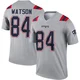 Benjamin Watson ＃84 New England Patriots Legend Inverted Jersey - Youth Gray