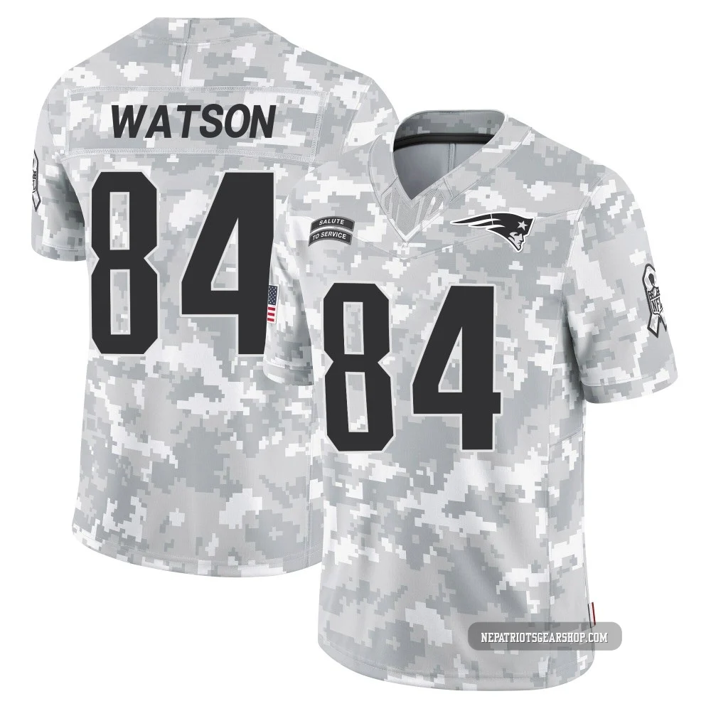 Benjamin Watson ＃84 New England Patriots Limited 2024 Salute to Service Jersey - Youth Arctic Camo