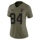 Benjamin Watson ＃84 New England Patriots Limited 2025 Salute to Service Jersey - Women's Olive