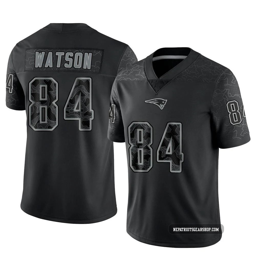 Benjamin Watson ＃84 New England Patriots Limited Reflective Jersey - Men's Black