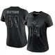 Benjamin Watson ＃84 New England Patriots Limited Reflective Jersey - Women's Black