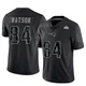 Benjamin Watson ＃84 New England Patriots Limited Reflective Super Bowl LX Patch Jersey - Men's Black