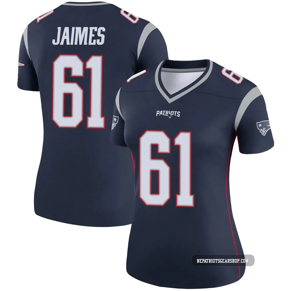 Brenden Jaimes ＃61 New England Patriots Legend Jersey - Women's Navy