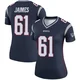 Brenden Jaimes ＃61 New England Patriots Legend Jersey - Women's Navy