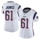 Brenden Jaimes ＃61 New England Patriots Limited Vapor Untouchable Jersey - Women's White