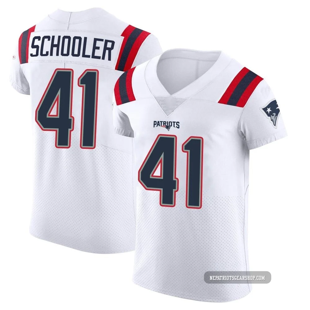 Brenden Schooler ＃41 New England Patriots Elite Vapor Untouchable Jersey - Men's White