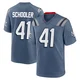 Brenden Schooler ＃41 New England Patriots Game Storm 2025 Rivalries Collection Jersey - Youth Blue