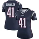 Brenden Schooler ＃41 New England Patriots Legend Jersey - Women's Navy