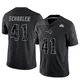 Brenden Schooler ＃41 New England Patriots Limited Reflective Super Bowl LX Patch Jersey - Youth Black