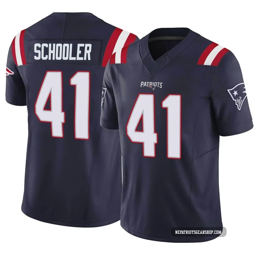 Brenden Schooler ＃41 New England Patriots Limited Vapor F.U.S.E. Jersey - Youth Navy