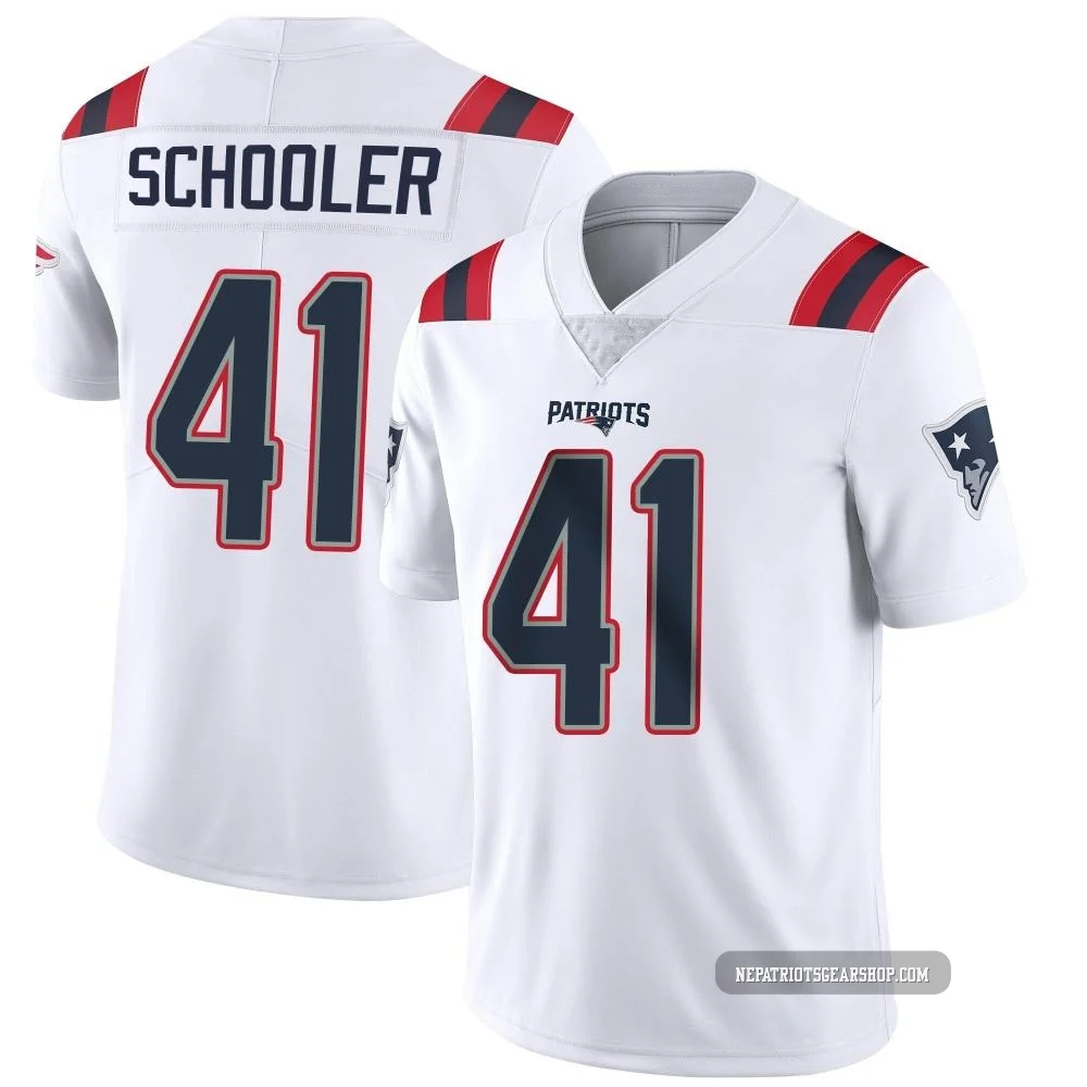 Brenden Schooler ＃41 New England Patriots Limited Vapor Untouchable Jersey - Men's White