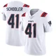 Brenden Schooler ＃41 New England Patriots Limited Vapor Untouchable Jersey - Men's White