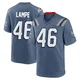 Brock Lampe ＃46 New England Patriots Game Storm 2025 Rivalries Collection Jersey - Youth Blue