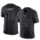 Brock Lampe ＃46 New England Patriots Limited Reflective Jersey - Men's Black
