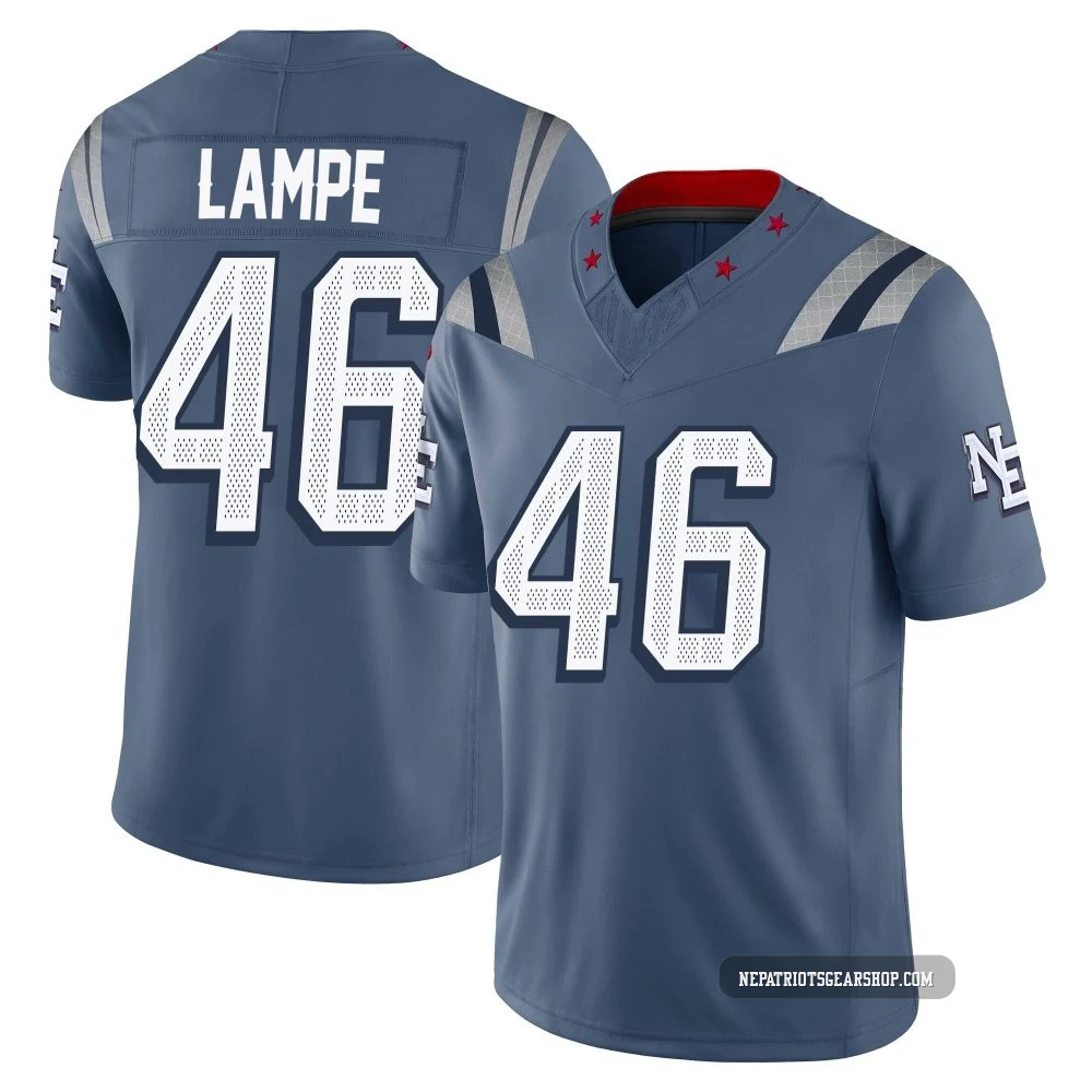 Brock Lampe ＃46 New England Patriots Limited Storm 2025 Rivalries Collection Jersey - Youth Blue