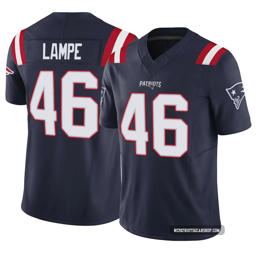 Brock Lampe ＃46 New England Patriots Limited Vapor F.U.S.E. Jersey - Youth Navy