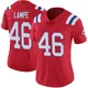 Brock Lampe ＃46 New England Patriots Limited Vapor Untouchable Alternate Jersey - Women's Red