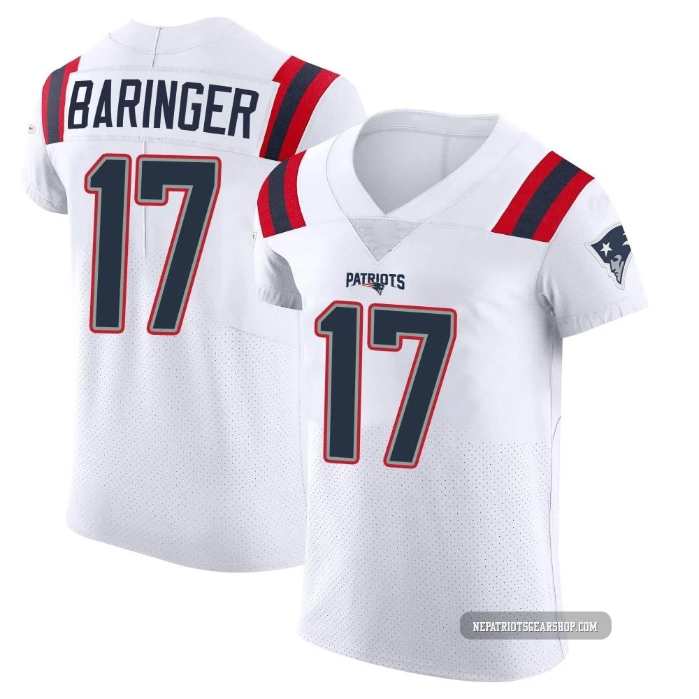 Bryce Baringer ＃17 New England Patriots Elite Vapor Untouchable Jersey - Men's White