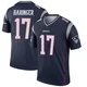 Bryce Baringer ＃17 New England Patriots Legend Jersey - Men's Navy