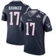 Bryce Baringer ＃17 New England Patriots Legend Super Bowl LX Patch Jersey - Men's Navy