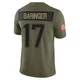 Bryce Baringer ＃17 New England Patriots Limited 2025 Salute to Service Jersey - Men's Olive