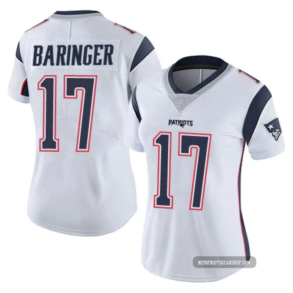 Bryce Baringer ＃17 New England Patriots Limited Vapor Untouchable Jersey - Women's White
