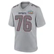 Caleb Jones ＃76 New England Patriots Game Silver Atmosphere Fashion Super Bowl LX Patch Jersey - Men's