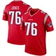 Caleb Jones ＃76 New England Patriots Legend Inverted Jersey - Men's Red