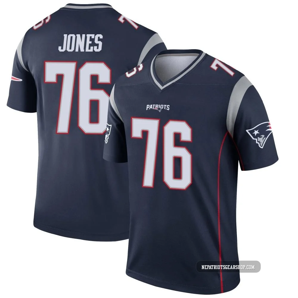 Caleb Jones ＃76 New England Patriots Legend Jersey - Youth Navy