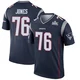 Caleb Jones ＃76 New England Patriots Legend Super Bowl LX Patch Jersey - Youth Navy