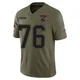 Caleb Jones ＃76 New England Patriots Limited 2025 Salute to Service Jersey - Men's Olive