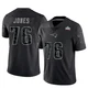 Caleb Jones ＃76 New England Patriots Limited Reflective Super Bowl LX Patch Jersey - Men's Black