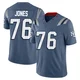 Caleb Jones ＃76 New England Patriots Limited Storm 2025 Rivalries Collection Jersey - Men's Blue