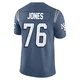 Caleb Jones ＃76 New England Patriots Limited Storm 2025 Rivalries Collection Jersey - Men's Blue