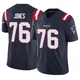 Caleb Jones ＃76 New England Patriots Limited Vapor F.U.S.E. Jersey - Youth Navy