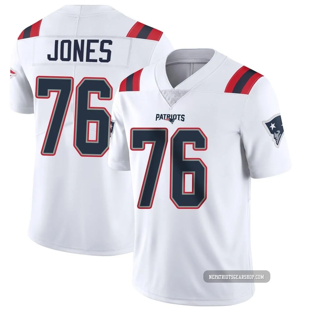 Caleb Jones ＃76 New England Patriots Limited Vapor Untouchable Jersey - Men's White