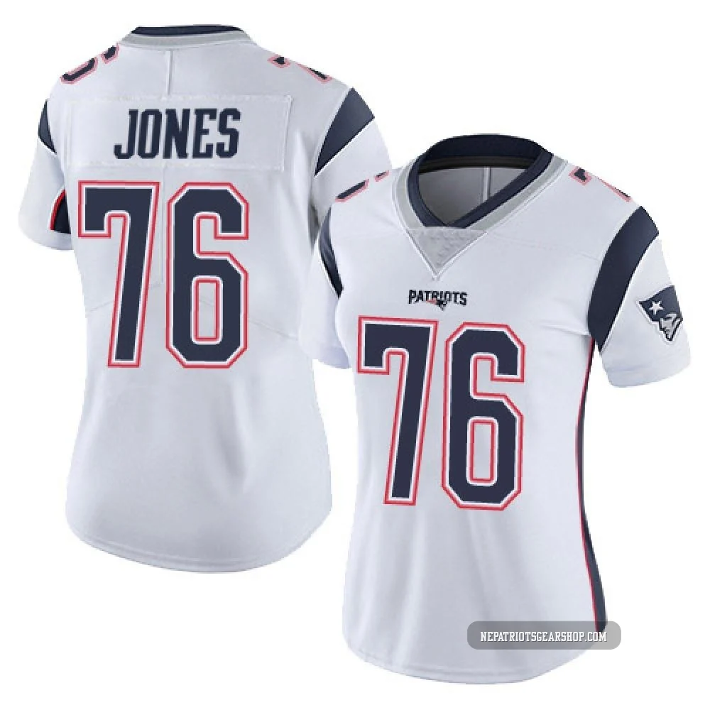 Caleb Jones ＃76 New England Patriots Limited Vapor Untouchable Jersey - Women's White