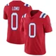 Caleb Lomu ＃0 New England Patriots Limited Vapor Untouchable Alternate Jersey - Men's Red