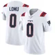 Caleb Lomu ＃0 New England Patriots Limited Vapor Untouchable Jersey - Men's White