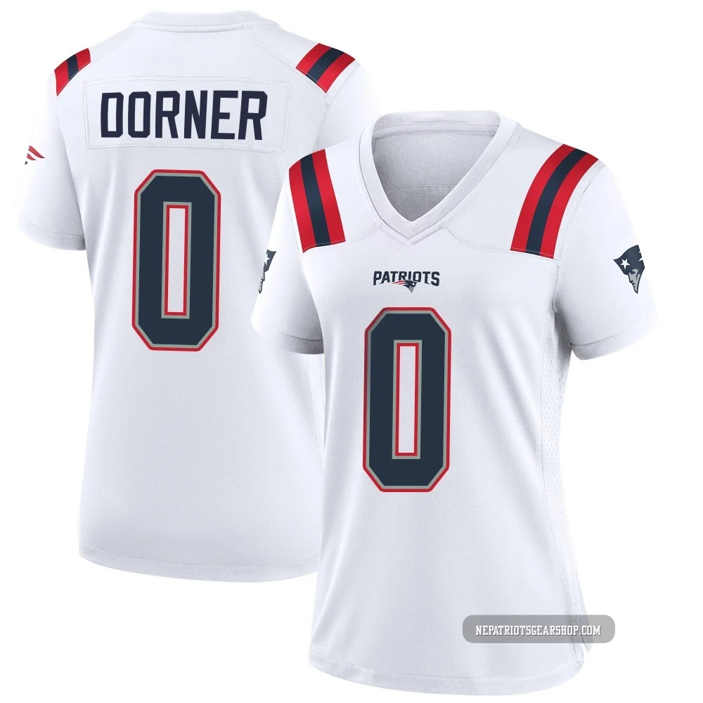 Cameron Dorner ＃0 New England Patriots Game Jersey - Women's White
